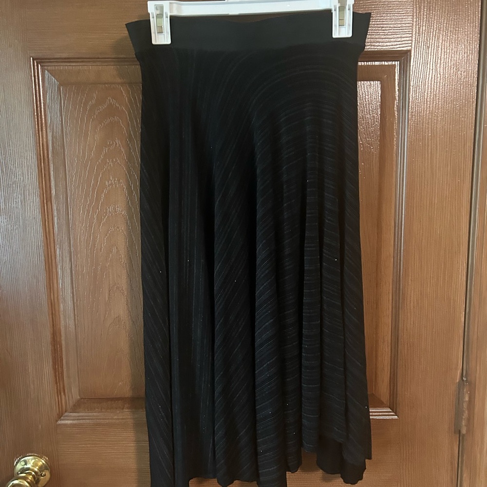 Black Pleated Skirt